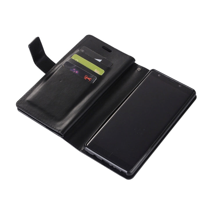 For Samsung Galaxy Note8 Multifunctional Zipper Horizontal Flip Leather Case with Holder & Wallet & 9 Card Slots & Lanyard