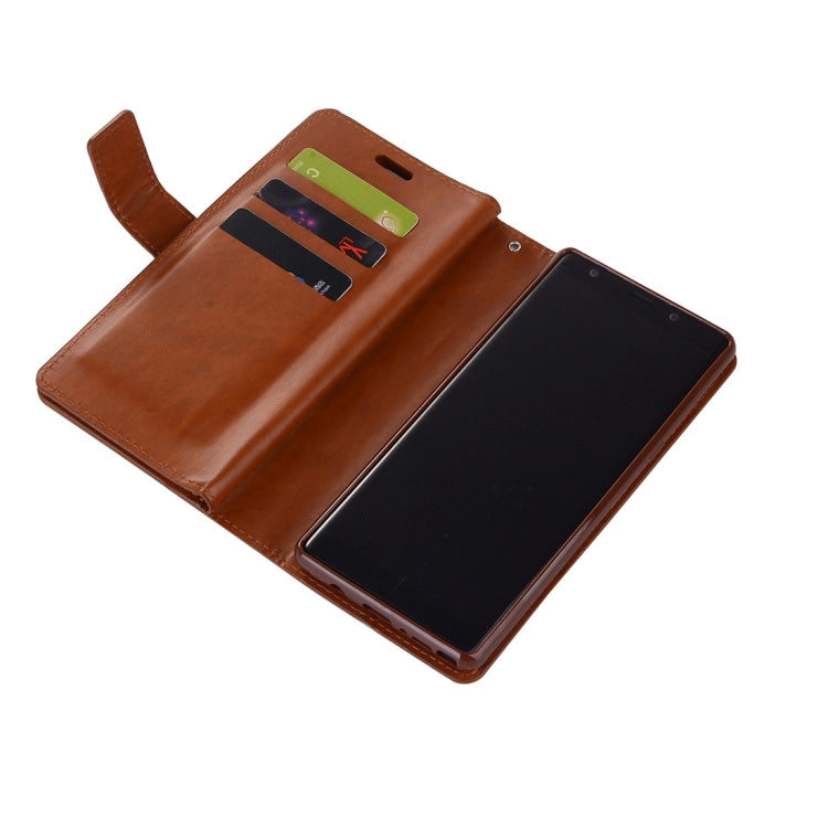 For Samsung Galaxy Note8 Multifunctional Zipper Horizontal Flip Leather Case with Holder & Wallet & 9 Card Slots & Lanyard