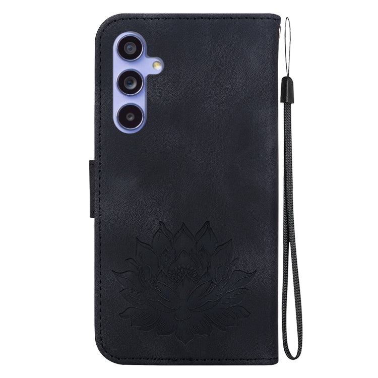 For Samsung Galaxy S23 FE 5G Lotus Embossed Leather Phone Case