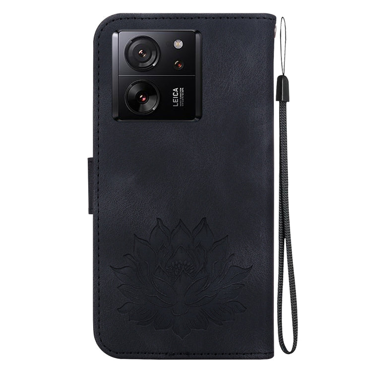 For Xiaomi 13T / 13T Pro Lotus Embossed Leather Phone Case