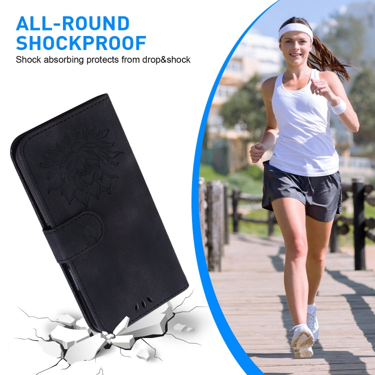 For Xiaomi 13T / 13T Pro Lotus Embossed Leather Phone Case