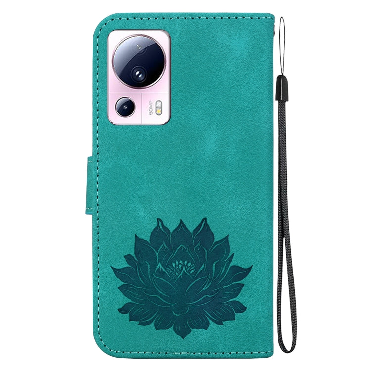 For Xiaomi 13 Lite / Civi 2 Lotus Embossed Leather Phone Case
