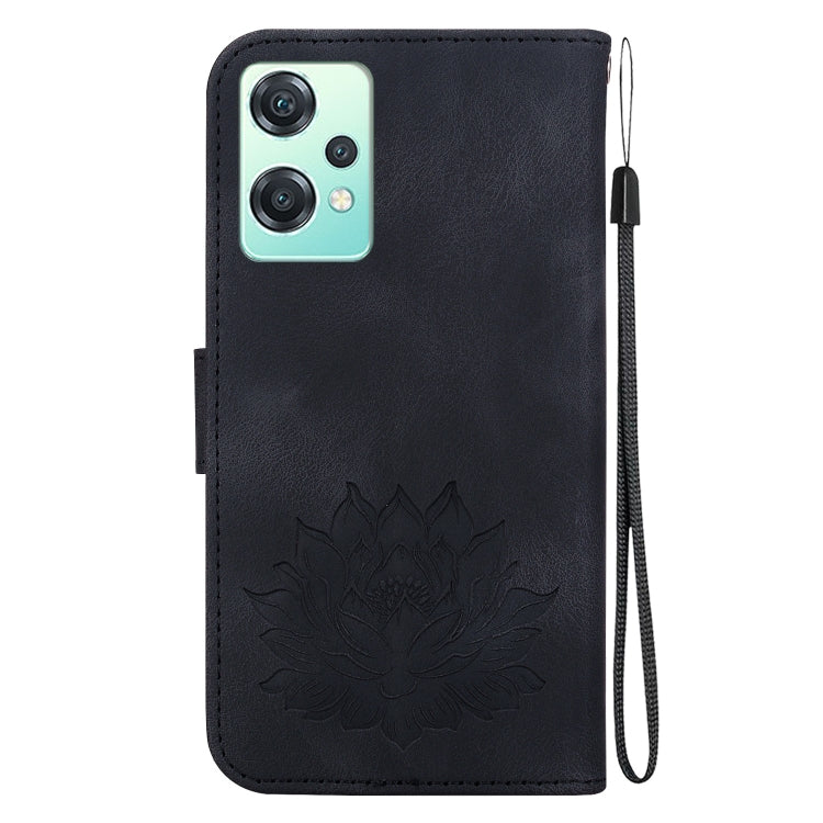For OnePlus Nord CE 2 Lite 5G Lotus Embossed Leather Phone Case