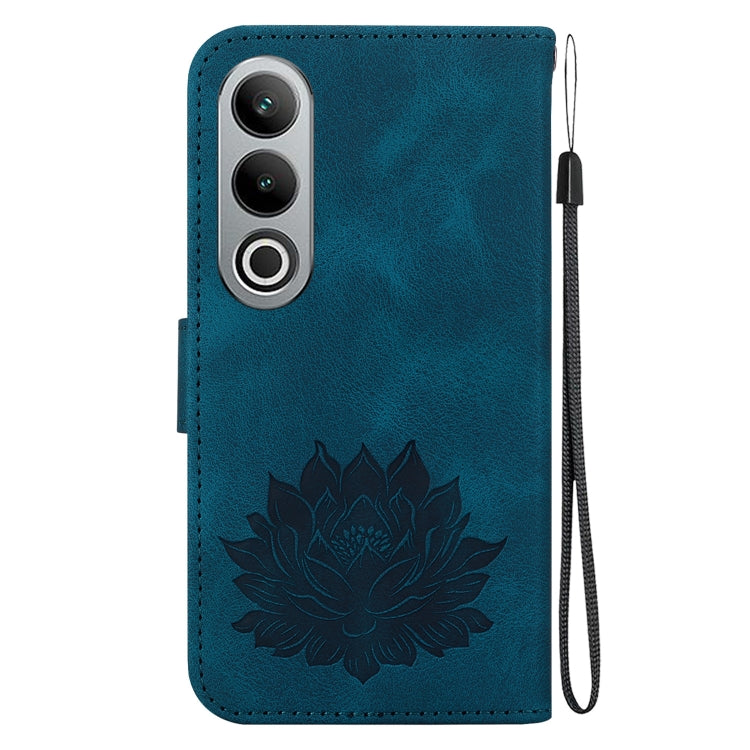 For OnePlus Nord CE4 Lotus Embossed Leather Phone Case