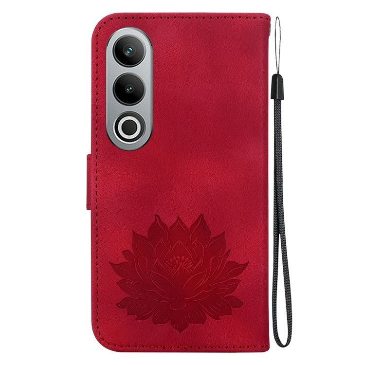 For OnePlus Nord CE4 Lotus Embossed Leather Phone Case