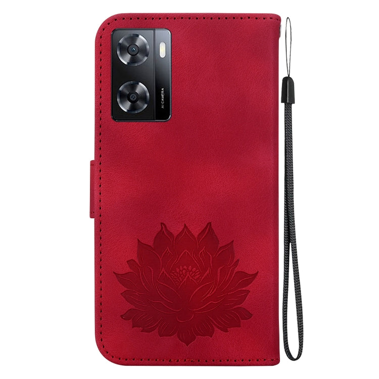For OnePlus Nord N20 SE Lotus Embossed Leather Phone Case