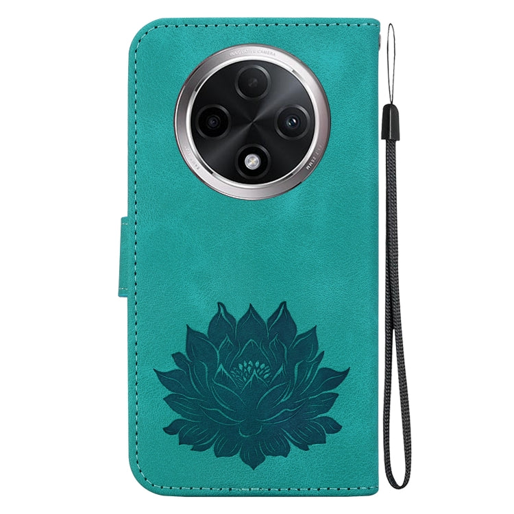 For OPPO A3 Pro 5G Lotus Embossed Leather Phone Case