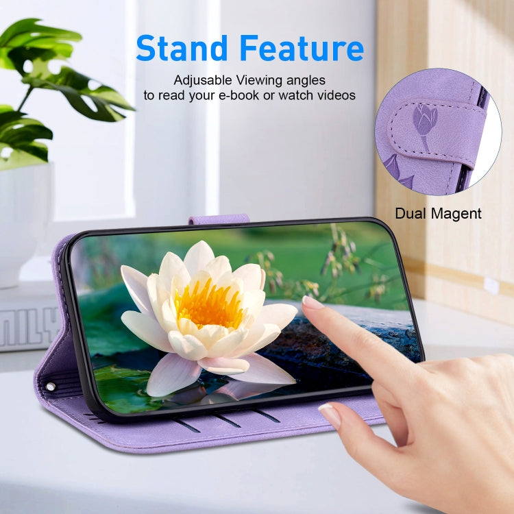 For OPPO A79 5G Global Lotus Embossed Leather Phone Case