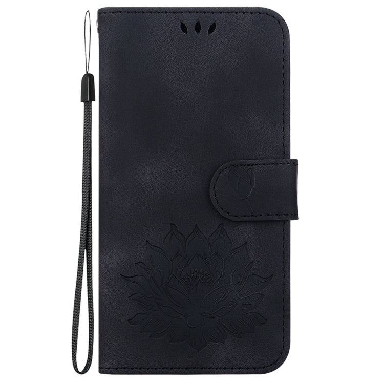 For OPPO K12x Lotus Embossed Leather Phone Case