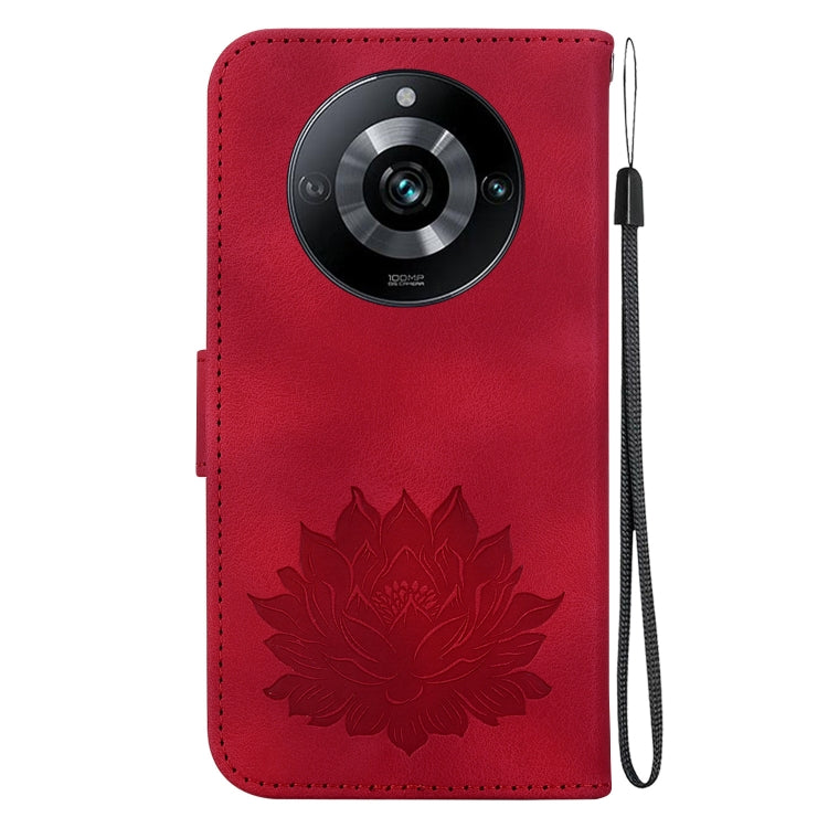 For Realme 11 Pro / 11 Pro+ 5G Lotus Embossed Leather Phone Case