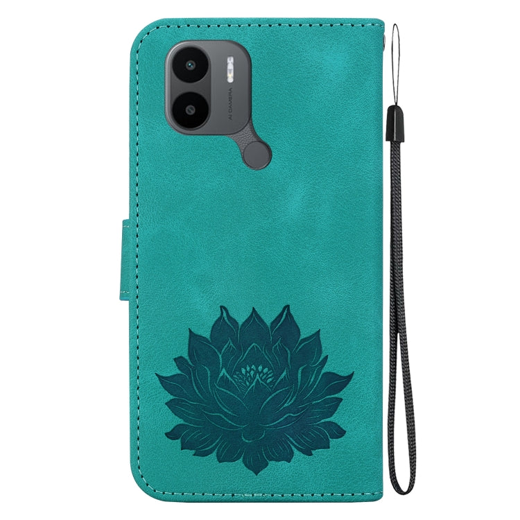 For Xiaomi Redmi A1+ / A2+ Lotus Embossed Leather Phone Case