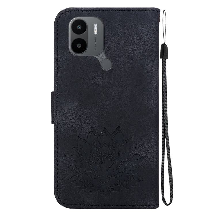 For Xiaomi Redmi A1+ / A2+ Lotus Embossed Leather Phone Case