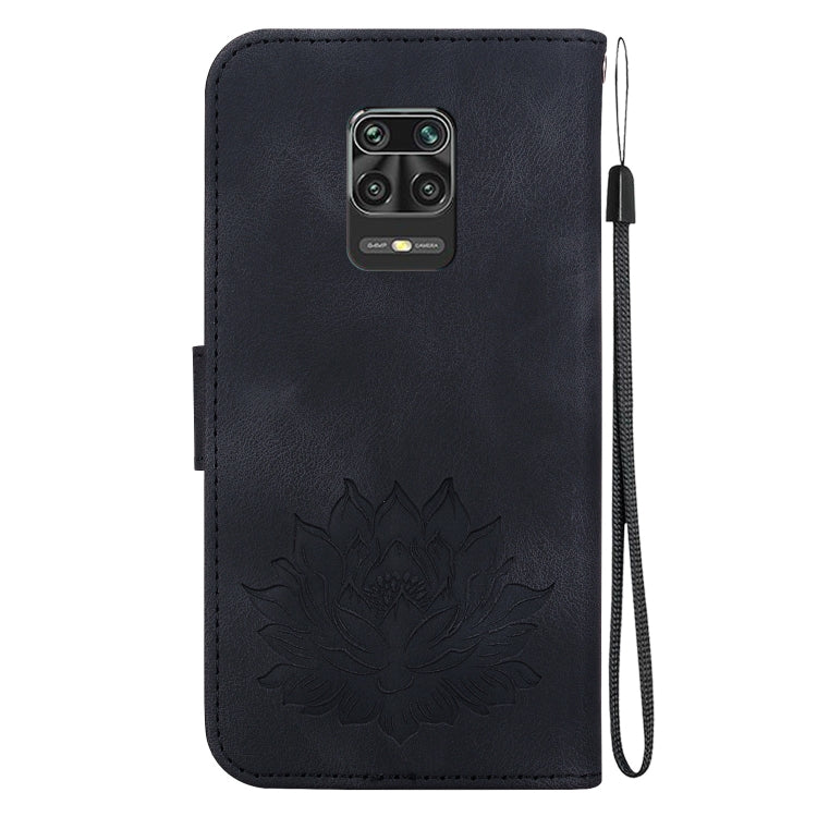For Xiaomi Redmi Note 10 Lite Lotus Embossed Leather Phone Case