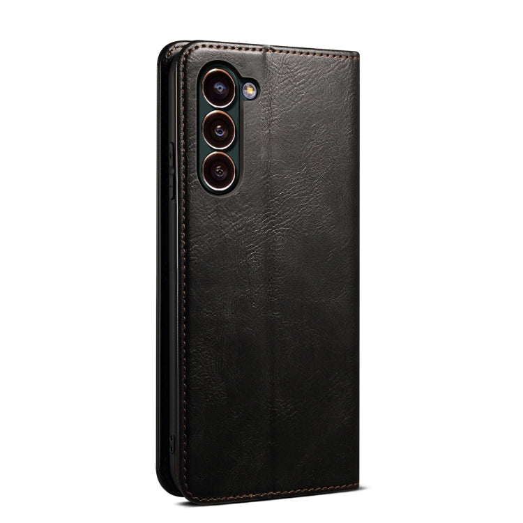For Samsung Galaxy S24+ 5G Oil Wax Crazy Horse Texture Leather Phone Case
