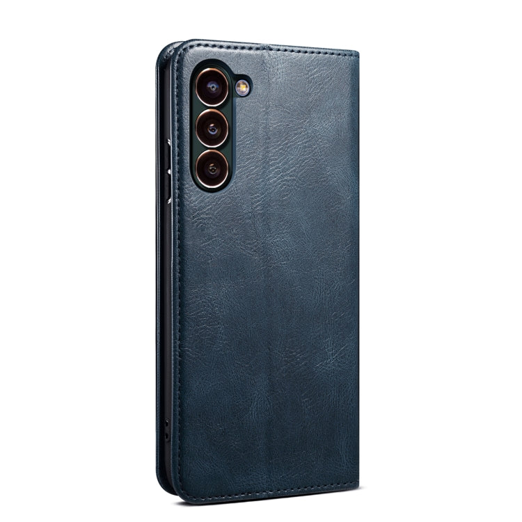 For Samsung Galaxy S24+ 5G Oil Wax Crazy Horse Texture Leather Phone Case