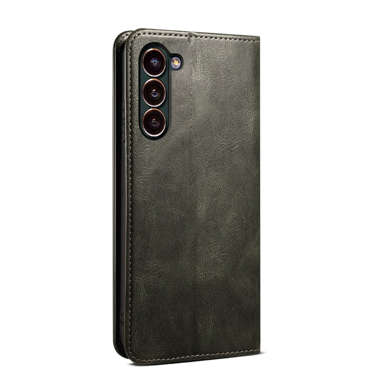 For Samsung Galaxy S24+ 5G Oil Wax Crazy Horse Texture Leather Phone Case