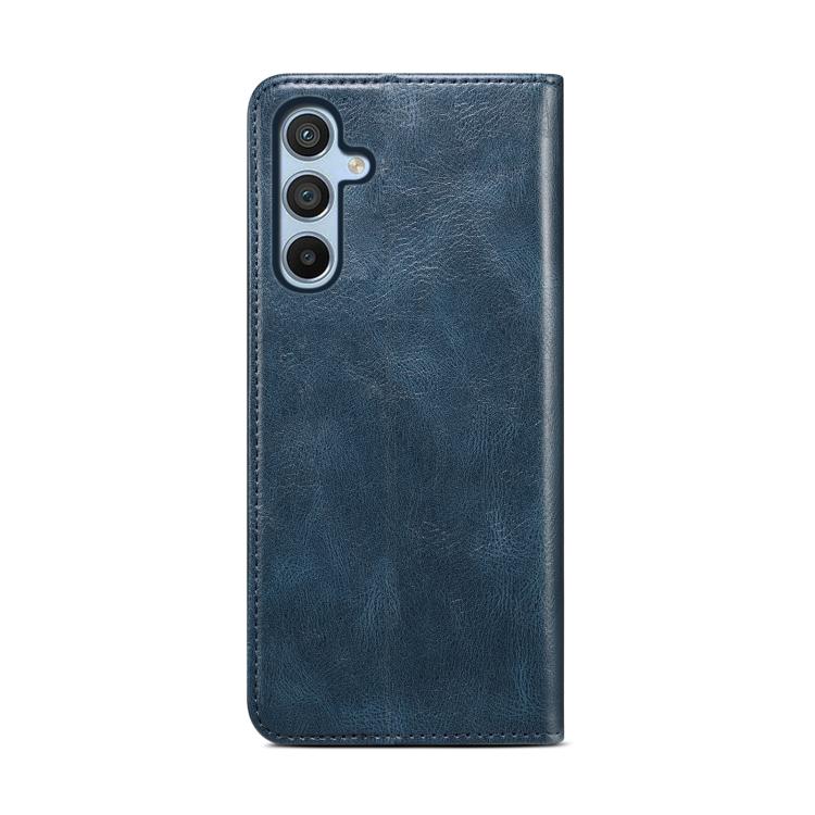 For Samsung Galaxy S25 FE 5G Oil Wax Crazy Horse Texture Leather Phone Case