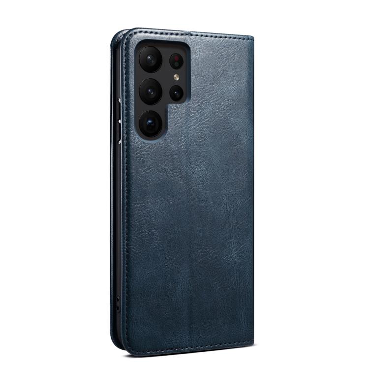 For Samsung Galaxy S26 Ultra 5G Oil Wax Crazy Horse Texture Leather Phone Case
