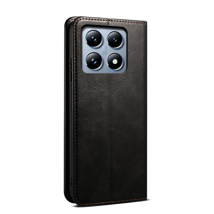 For Xiaomi 14T Pro Oil Wax Crazy Horse Texture Leather Phone Case
