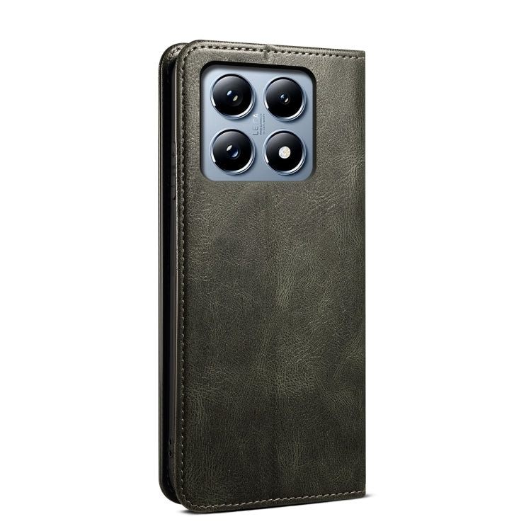 For Xiaomi 14T Pro Oil Wax Crazy Horse Texture Leather Phone Case