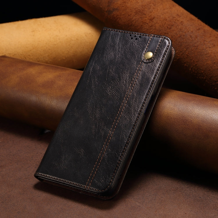 For Xiaomi 15 Oil Wax Crazy Horse Texture Leather Phone Case