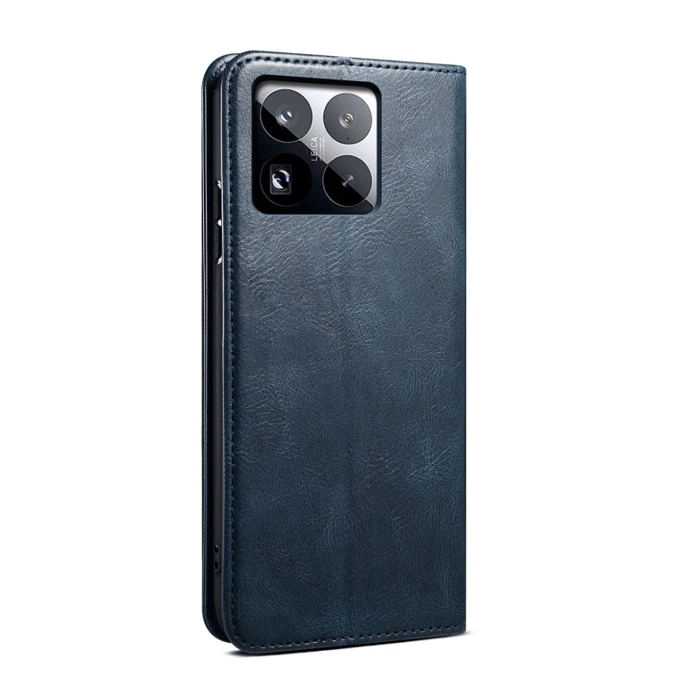 For Xiaomi 15 Oil Wax Crazy Horse Texture Leather Phone Case
