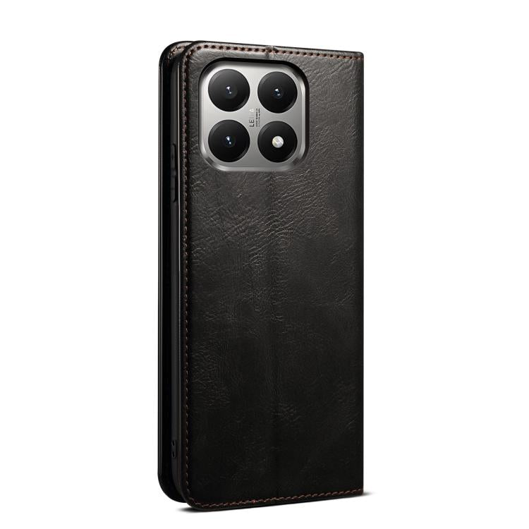 For Xiaomi 15T 5G Oil Wax Crazy Horse Texture Leather Phone Case