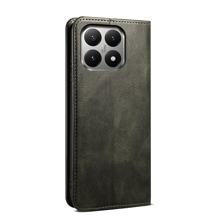 For Xiaomi 15T 5G Oil Wax Crazy Horse Texture Leather Phone Case