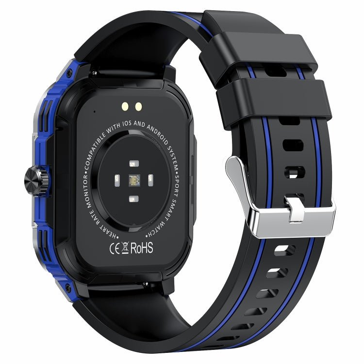 LEMFO HK56 2.06 inch BT5.3 IP68 Sport Smart Watch, Support Bluetooth Call / Message Notification / Heart Rate / Blood Pressure Health Monitor