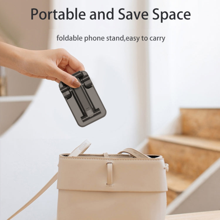 T6 2 in 1 Portable Folding Stand Wireless Charging, Style:Only Bracket
