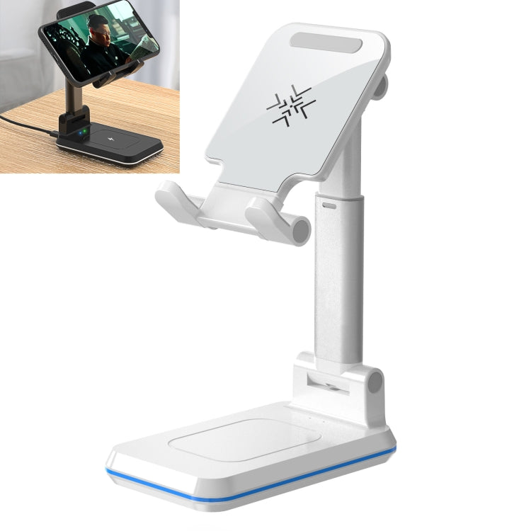 T6 2 in 1 Portable Folding Stand Wireless Charging, Style:Only Bracket