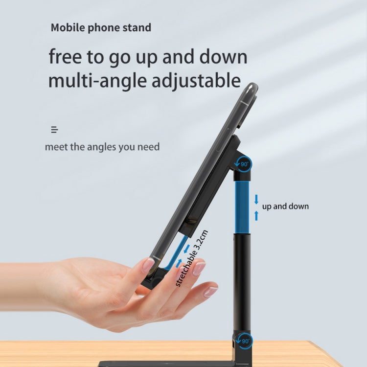 T6 2 in 1 Portable Folding Stand Wireless Charging, Style:Single Charge