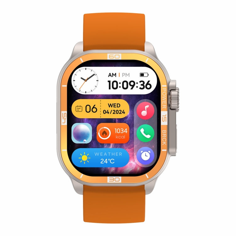 HK96S 2.06 inch BT5.3 IP68 Sport Smart Watch, Support Bluetooth Call / Sleep / Blood Oxygen / Heart Rate / Blood Pressure Health Monitor