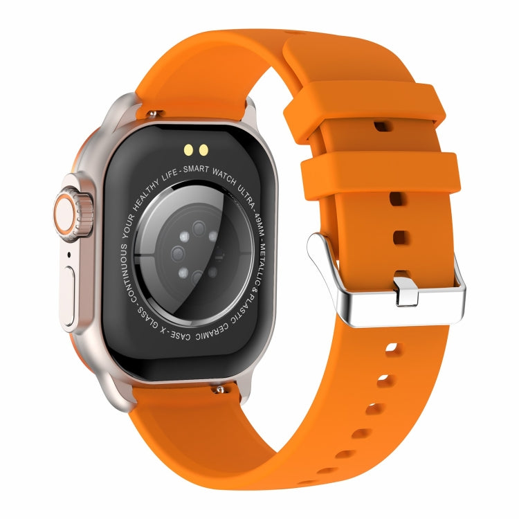 HK96S 2.06 inch BT5.3 IP68 Sport Smart Watch, Support Bluetooth Call / Sleep / Blood Oxygen / Heart Rate / Blood Pressure Health Monitor
