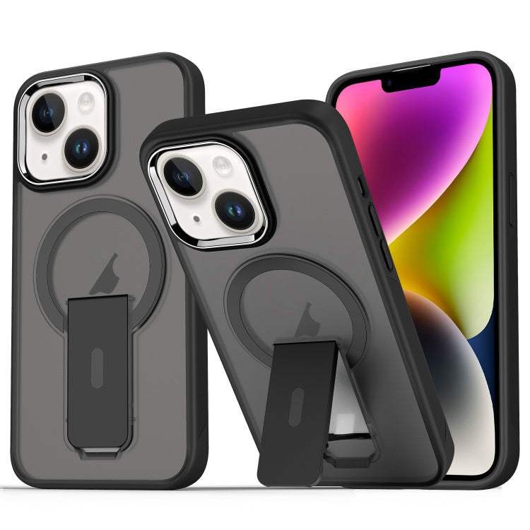 For iPhone 14 / 13 Acrylic Hybrid TPU MagSafe Holder Phone Case