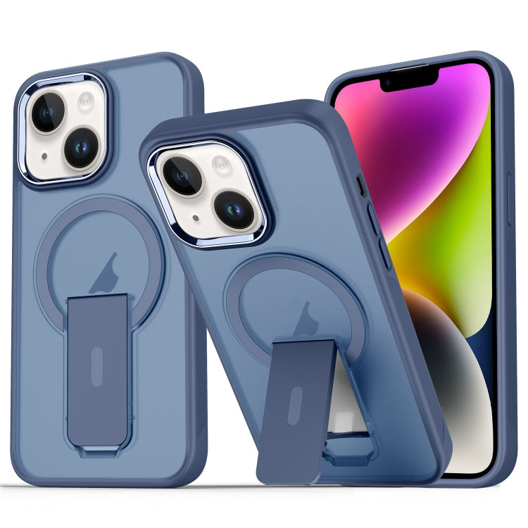 For iPhone 14 / 13 Acrylic Hybrid TPU MagSafe Holder Phone Case