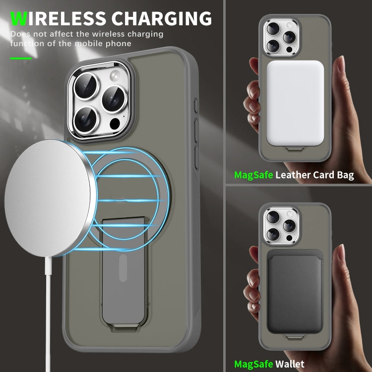 For iPhone 14 / 13 Acrylic Hybrid TPU MagSafe Holder Phone Case