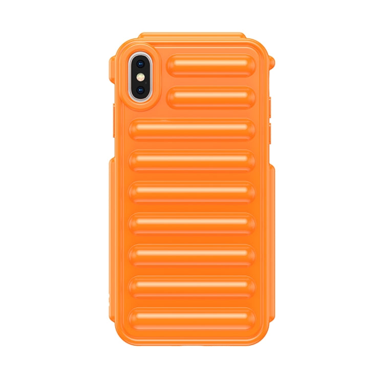 For iPhone XS Max Capsule Series Candy Color TPU Phone Case
