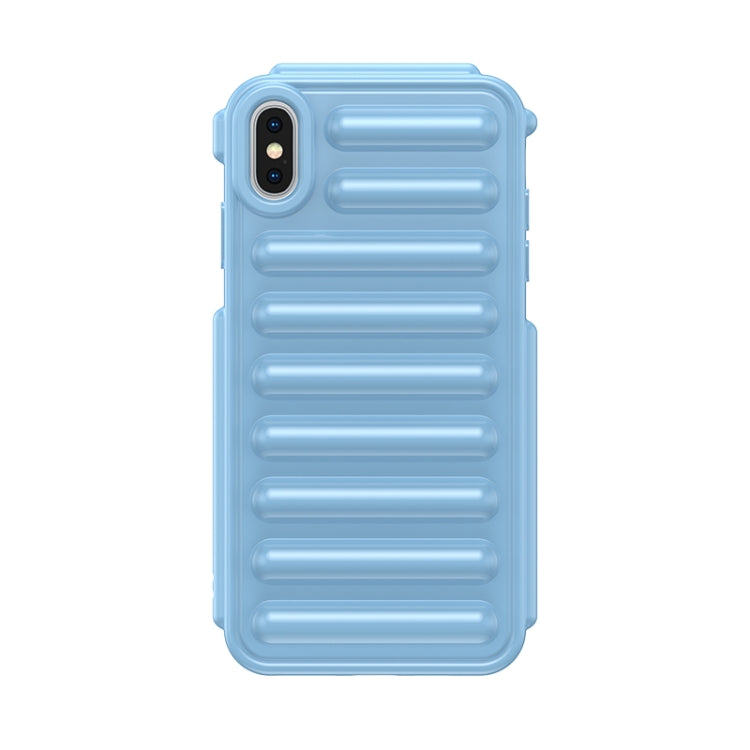 For iPhone XS Max Capsule Series Candy Color TPU Phone Case