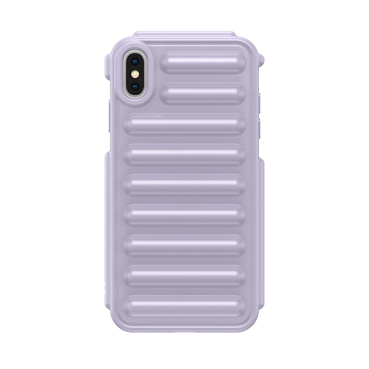 For iPhone XS Max Capsule Series Candy Color TPU Phone Case