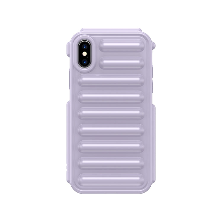 For iPhone X / XS Capsule Series Candy Color TPU Phone Case