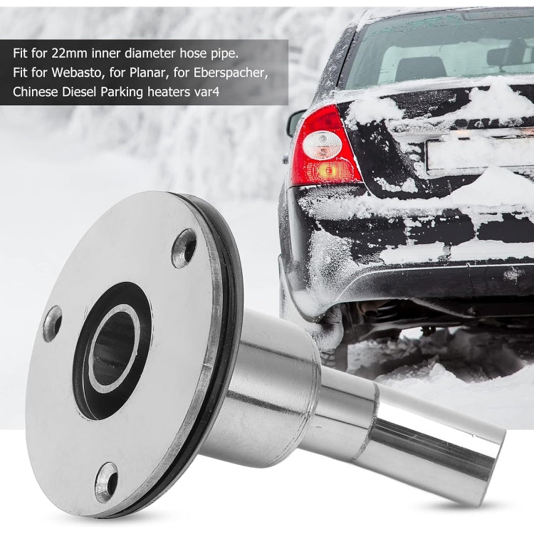 22mm Elbow Marine Parking Heater Stainless Steel Vent