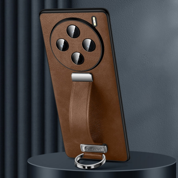 For vivo X200 SULADA PC + Leather Texture Skin Feel Shockproof Phone Case