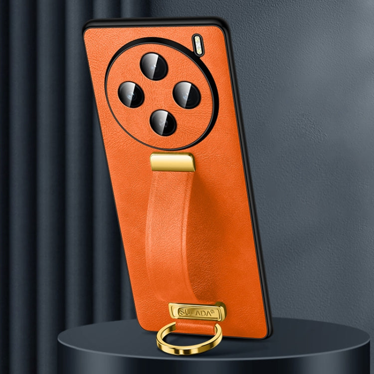 For vivo X200 SULADA PC + Leather Texture Skin Feel Shockproof Phone Case
