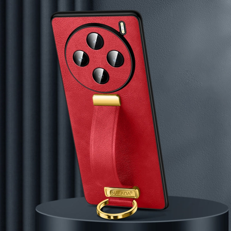 For vivo X200 SULADA PC + Leather Texture Skin Feel Shockproof Phone Case