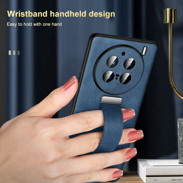 For vivo X100s SULADA PC + Leather Texture Skin Feel Shockproof Phone Case
