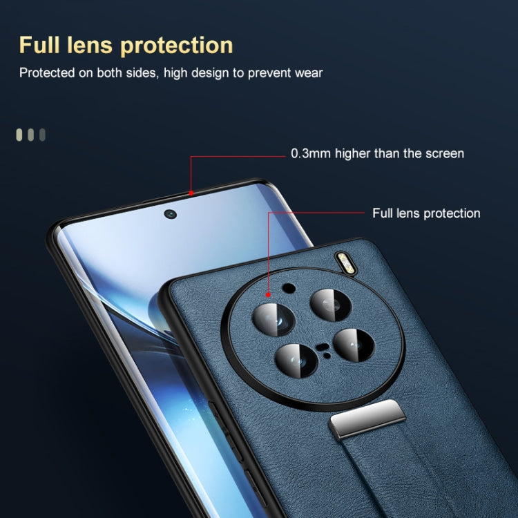 For vivo X200 SULADA PC + Leather Texture Skin Feel Shockproof Phone Case