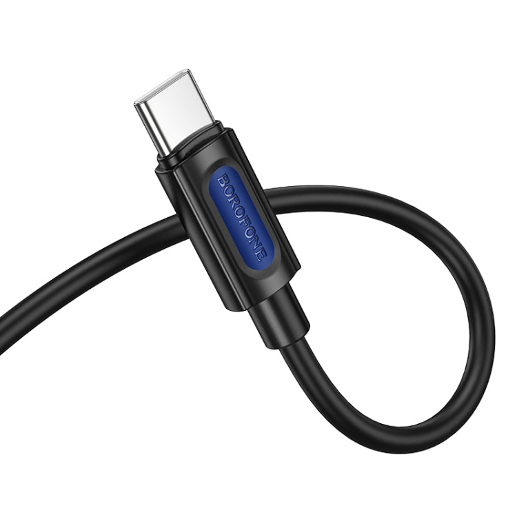 Borofone BL20 True Sound AUX Silicone Audio Cable, 3.5mm to Type-C Cable, Length: 1m
