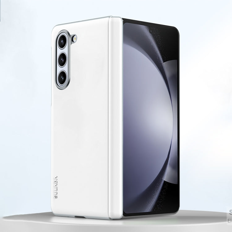 For Samsung Galaxy Z Fold6 SULADA Skin Feel Liquid Leather Shockproof Phone Case