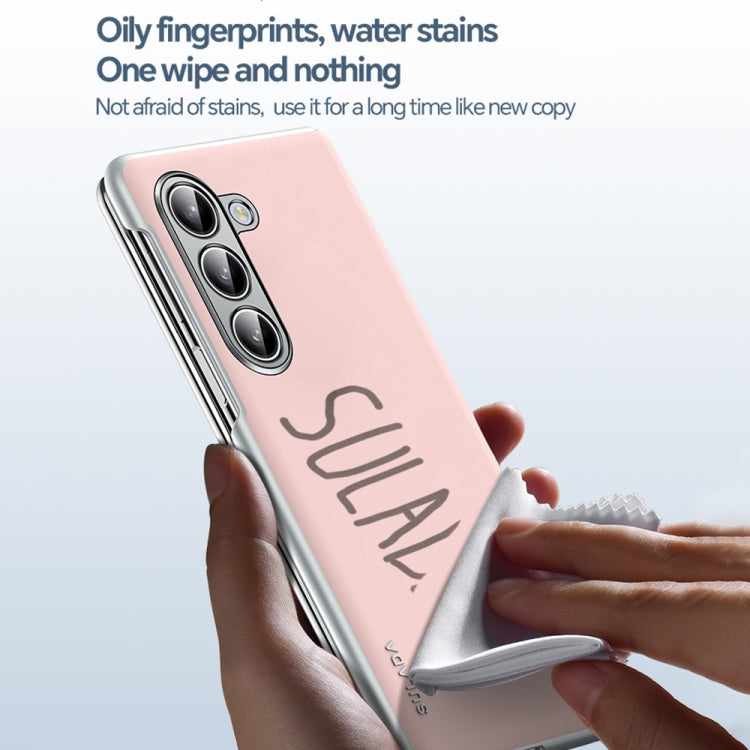 For Samsung Galaxy Z Fold6 SULADA Skin Feel Liquid Leather Shockproof Phone Case